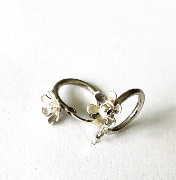 Arracadita Bloom Plata