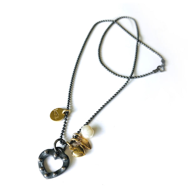 Collar Corazón & Mini Charms